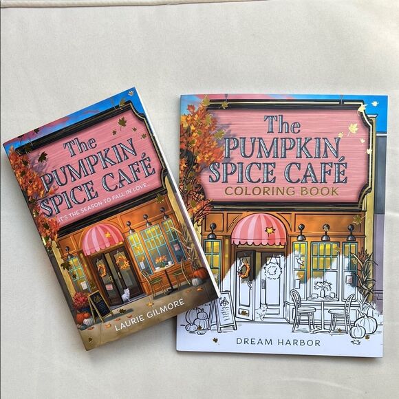 The Pumpkin Spice Café Book and Coloring Book Set - Picture 1 of 11